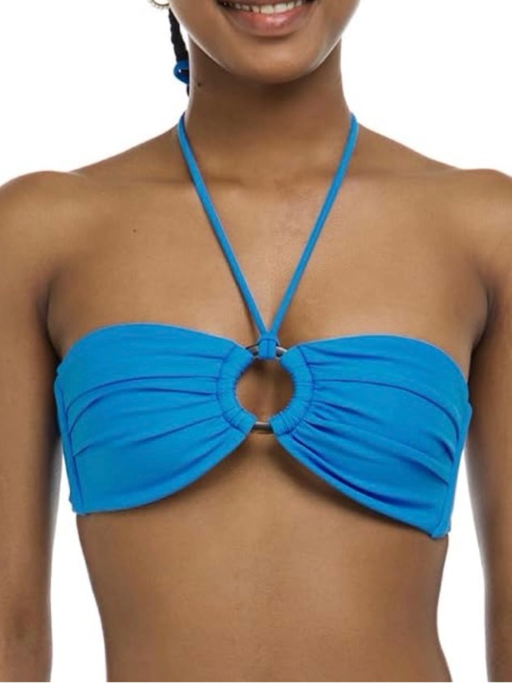 Body Glove Women's Smoothies Irene Solid Bandeau Bikini Top